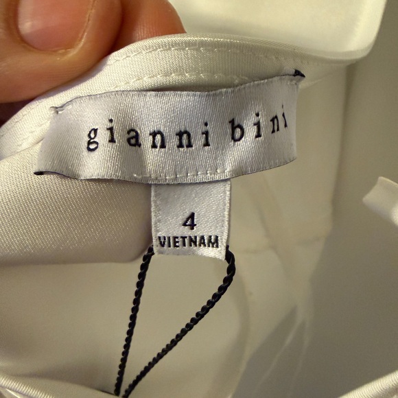 Gianni Bini Dionne Satin Long Sleeve Mini Dress - Picture 6 of 10